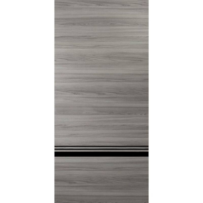 Slab Barn Door Panel 18 x 80 Planum 0012 Grey Matte with Sturdy Finished - 42" x 80"