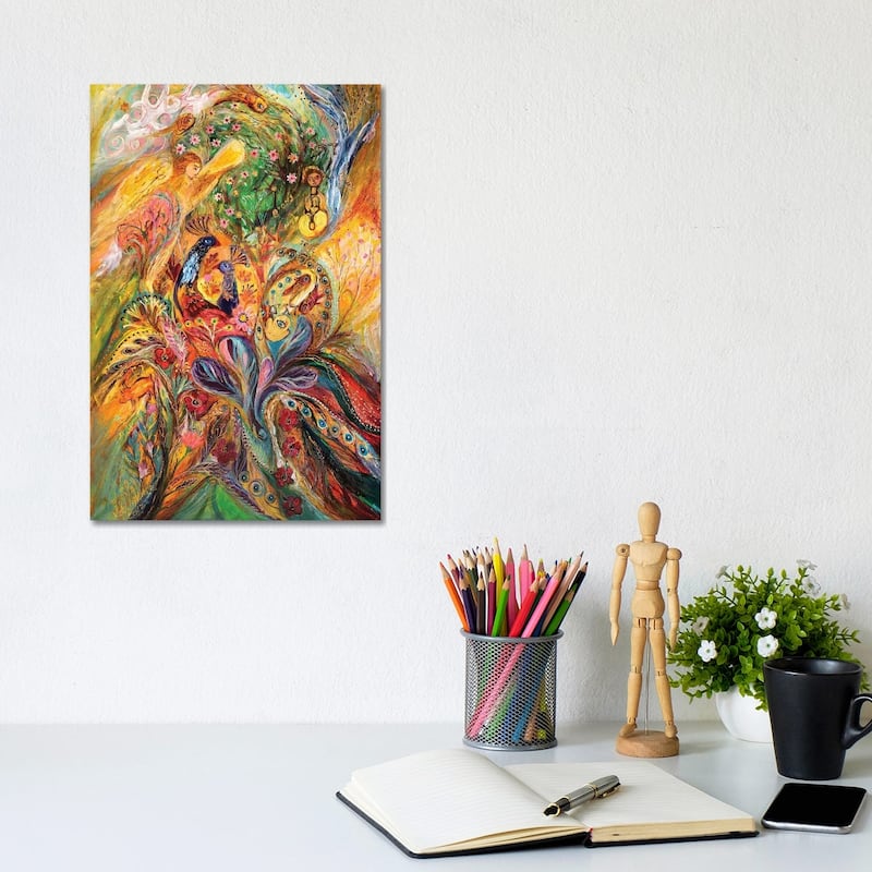 iCanvas "Zodiac Project Capricorn Aquarius Pisces" by Elena Kotliarker Canvas Print - 12x8x0.75