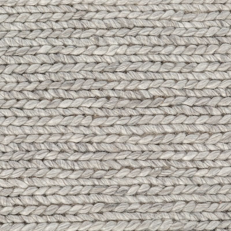 Ben Soleimani Braided New Zealand Wool and Viscose Hand Woven Rug