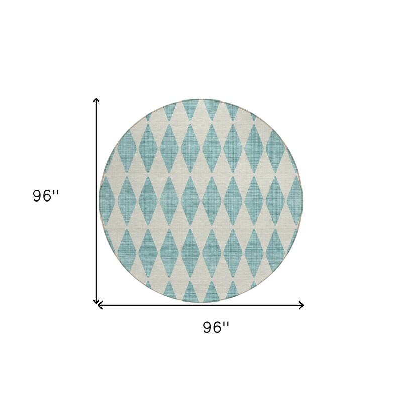 HomeRoots Geometric Transitional Rectangle Outdoor Rug
