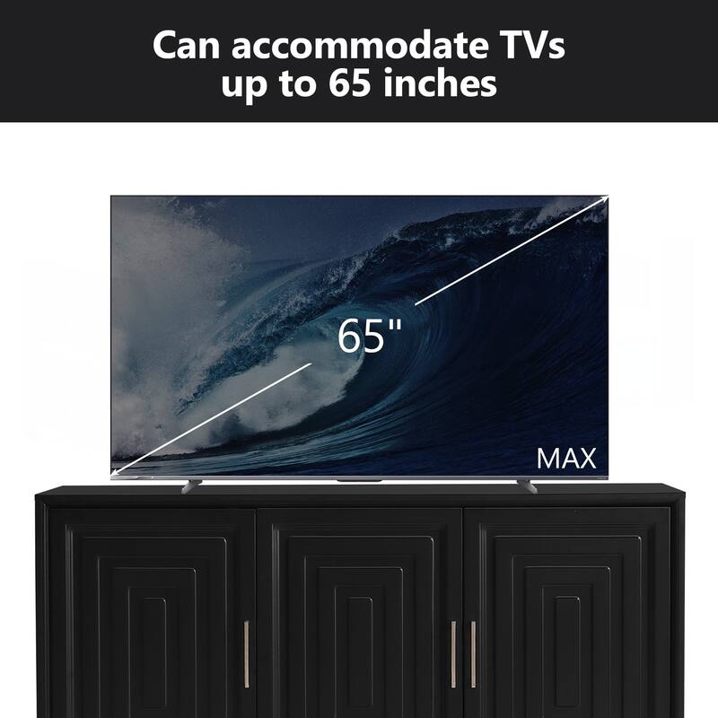 Modern Entertainment Center Media Console Cabinet