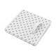 preview thumbnail 4 of 2, Grey Polka Dot Girl Kids Fabric Toy Bin Storage - for Blush Pink Gray Shabby Chic Boho Watercolor Floral Rose Flower Collection