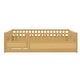 preview thumbnail 6 of 74, Wood Montessori Floor Bed with Super High Security Barrier, Door and Support Slats
