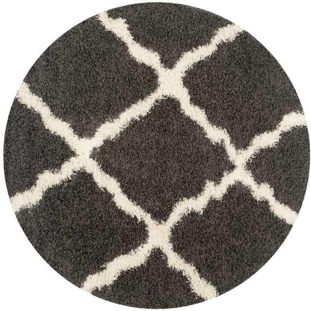 SAFAVIEH Dallas Shag Giusy Trellis 1.5-inch Thick Rug