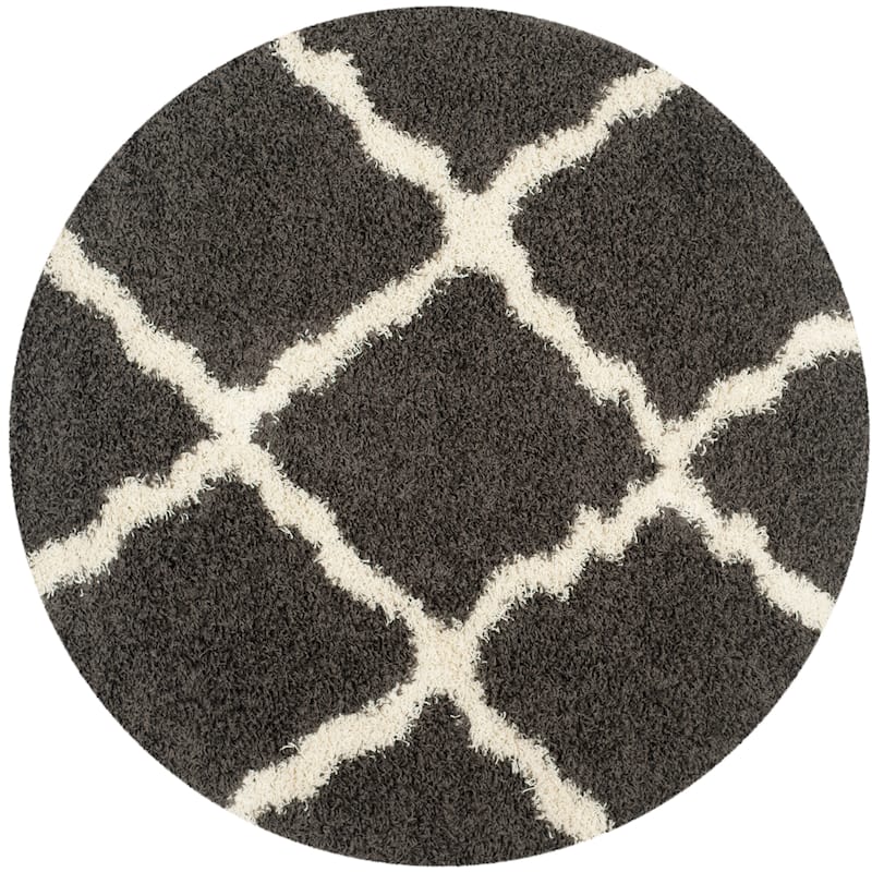 SAFAVIEH Dallas Shag Giusy Trellis 1.5-inch Thick Rug