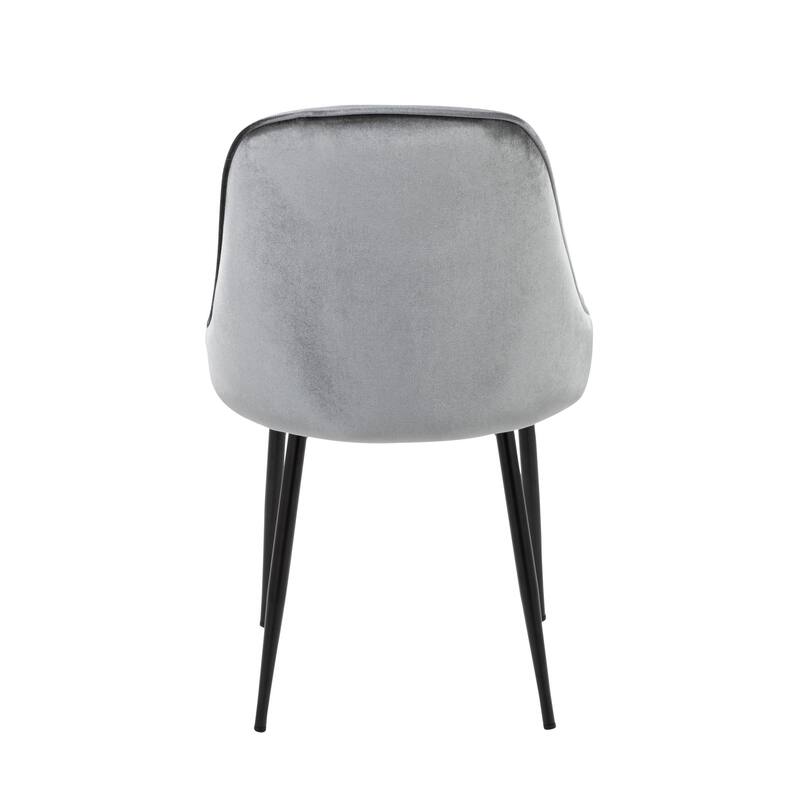 Silver Orchid Naldi Contemporary-Glam Velvet Dining Chair (Set of 2)