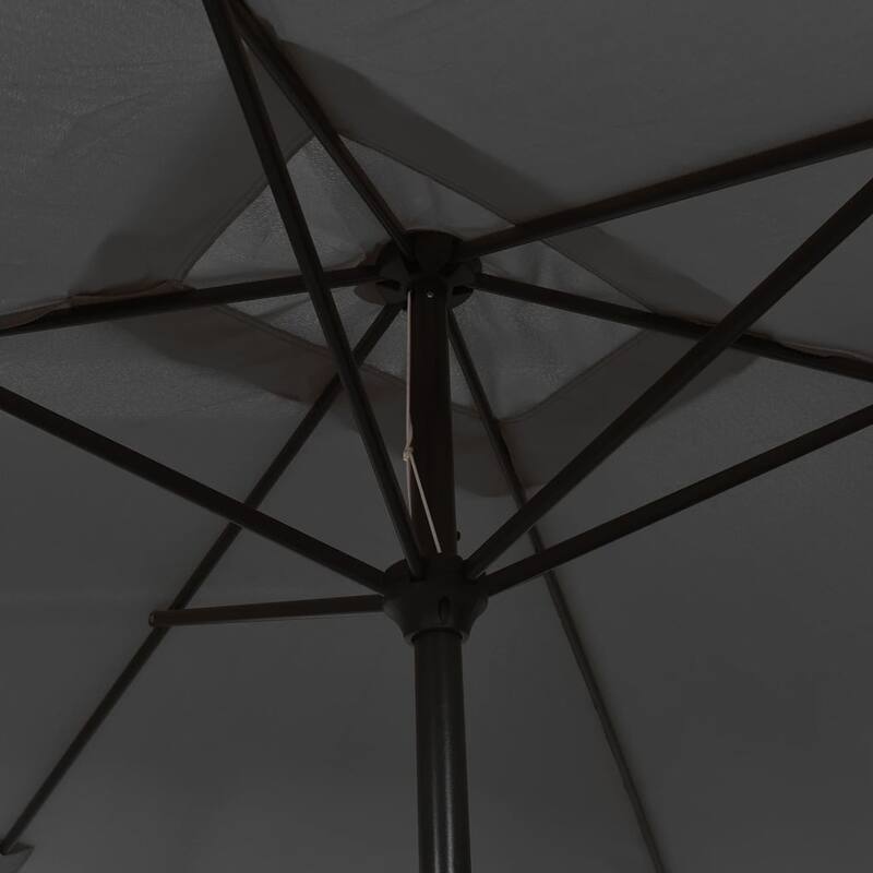 vidaXL Outdoor Umbrella Parasol Patio Sunshade Tilting System Sun Shelter
