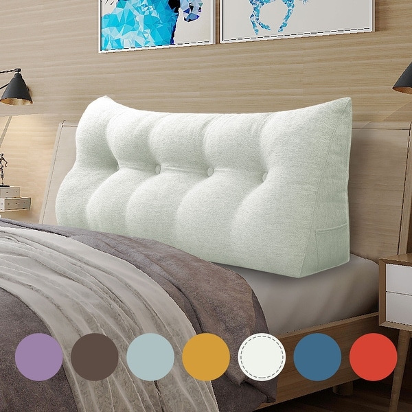 WOWMAX Queen Bed Headboard Wedge Pillow Backrest On Sale Bed Bath Beyond 30684414