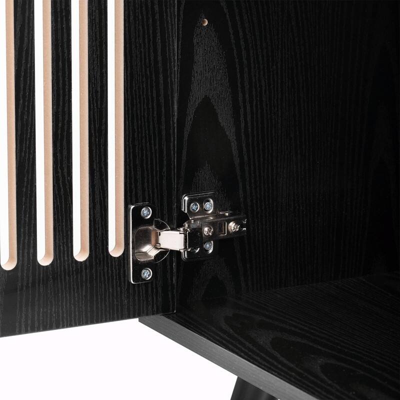 Modern Cabinet with 2 Doors and 3 Drawers
