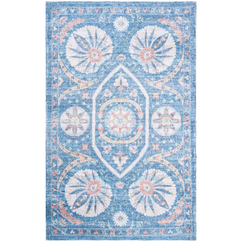 SAFAVIEH Handmade Saffron Tiesha Modern & Contemporary Floral & Botanical