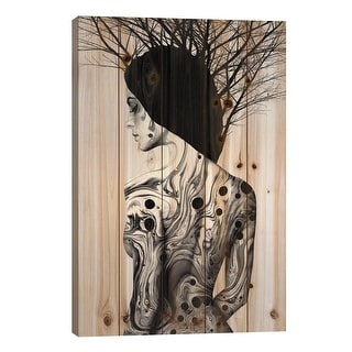 Portrait of Daniel-Henry Kahnweiler Print On Wood by Pablo Picasso
