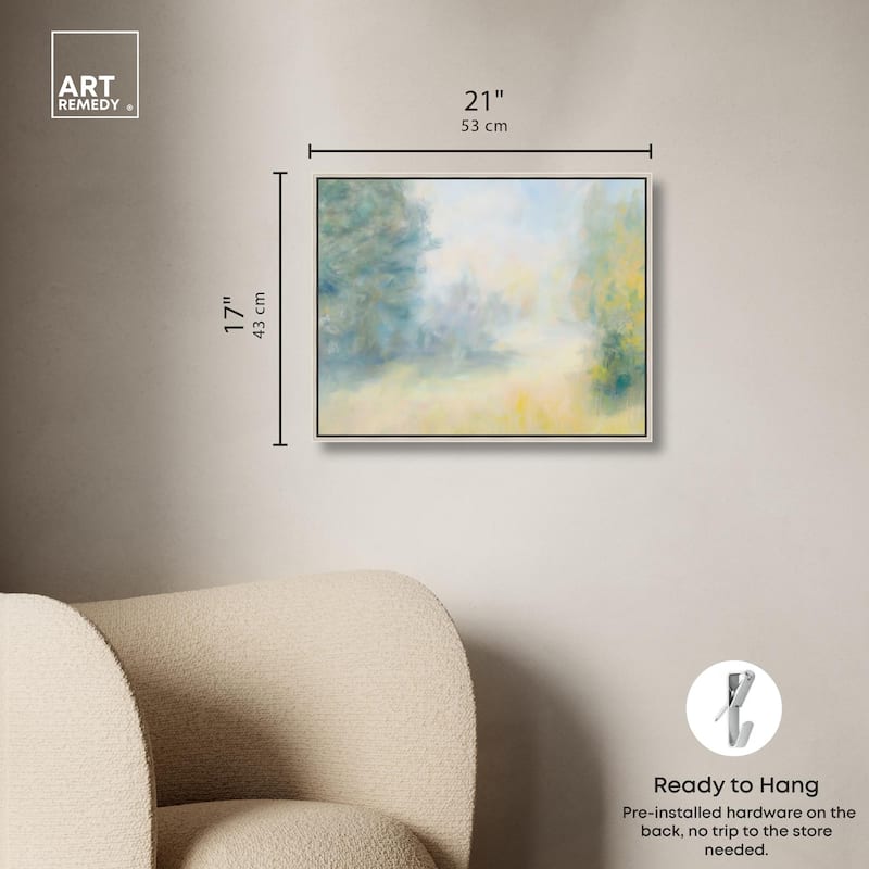Faded Horizon I Canvas by Art Remedy
