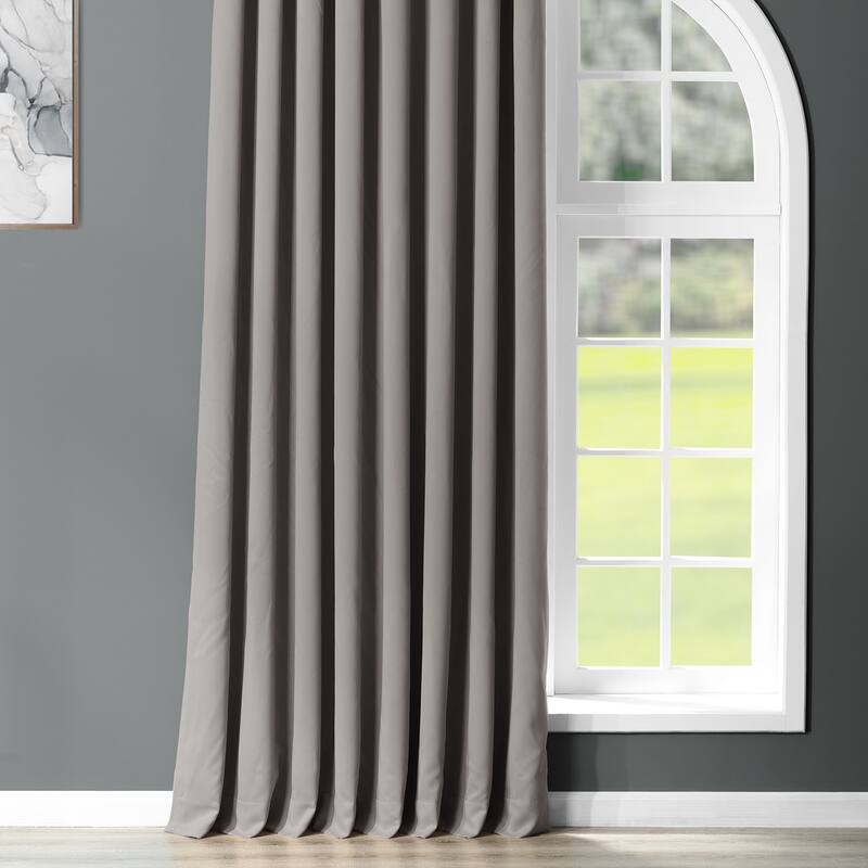 Exclusive Fabrics Extra Wide Room Darkening Grommet Curtain Panel - 100 x 108