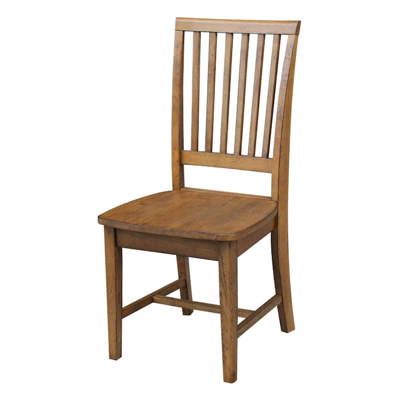 Solid Wood Mission Dining Side Chairs - Set of 2