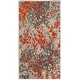 preview thumbnail 97 of 106, SAFAVIEH Monaco Shiloh Boho Abstract Modern Watercolor Area Rug 2'2" x 4' - Grey/Orange - Rectangle