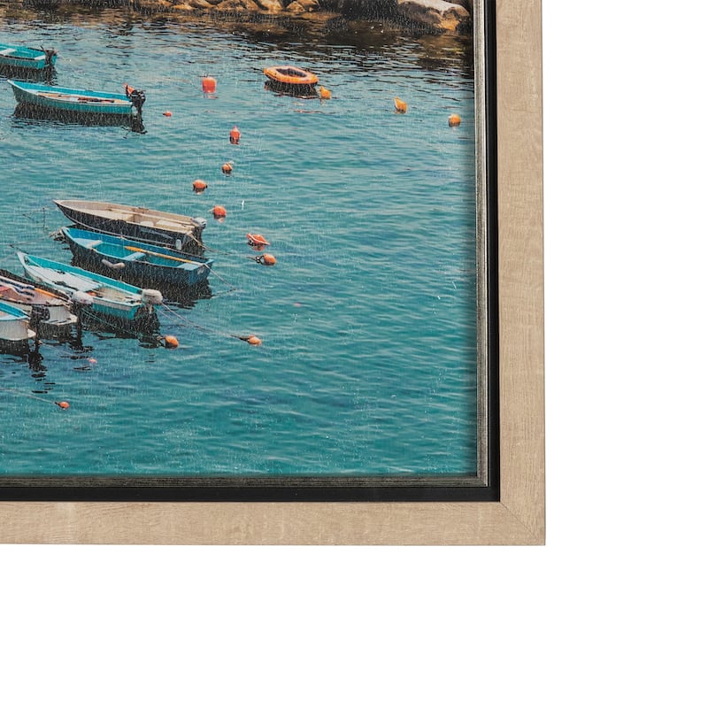 Cliffside View Framed Art Print