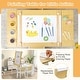 preview thumbnail 6 of 8, Children Art Activity Table and Drawing Table-Natural - 43" x 24" x 21"