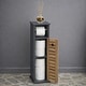 preview thumbnail 20 of 41, Toilet Paper Storage Cabinet with Dispenser Toilet Organizer - 7.2'L x 7.2"W x 29.9"H