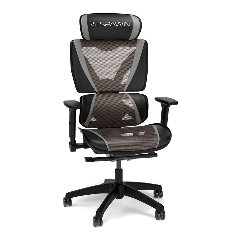 RESPAWN SPECTER Ergonomic Mesh Office Chair, High Back Home PC Computer Desk Gaming Chair - Grey