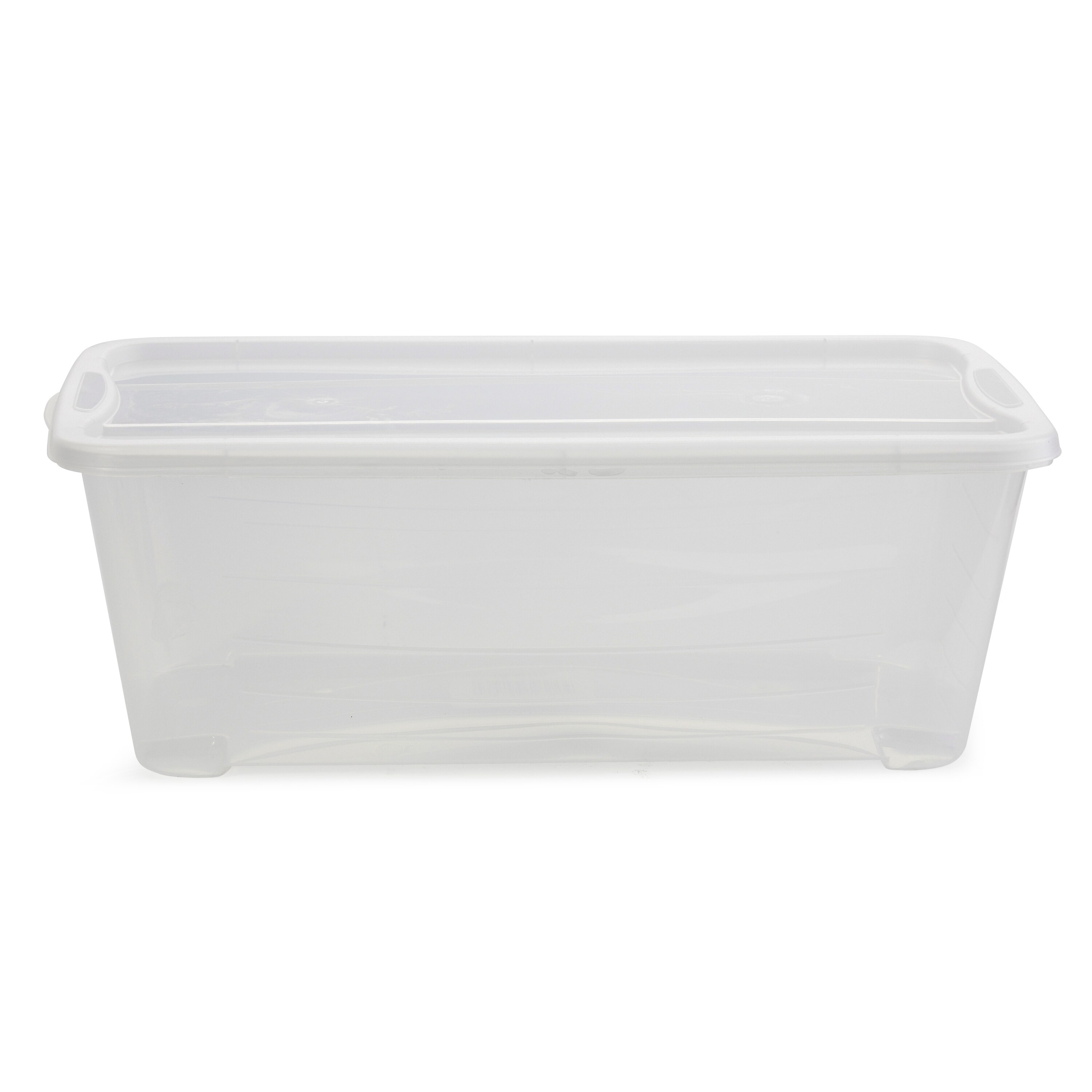 Life Story 6 Quart Clear Shoe Storage Box Stacking Container Bin w