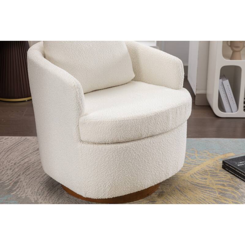 Fabric Swivel Accent Chair