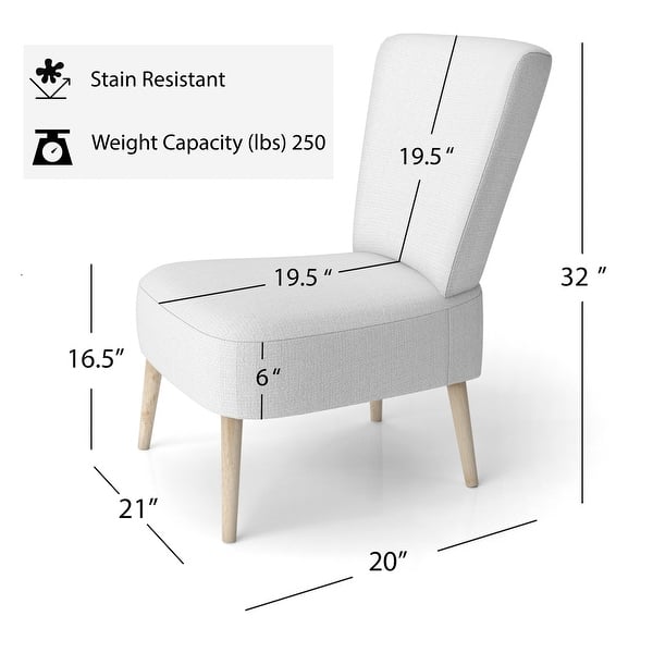 dimension image slide 3 of 4, Designart "Mettalic Indigo And Gold II" Upholstered Abstract Accent Chair - Glam Arm Chair For Living Room