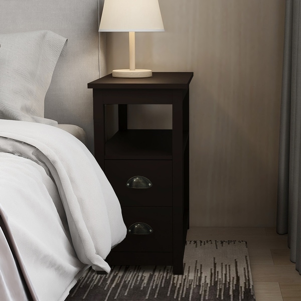 Narrow nightstands discount for bedroom