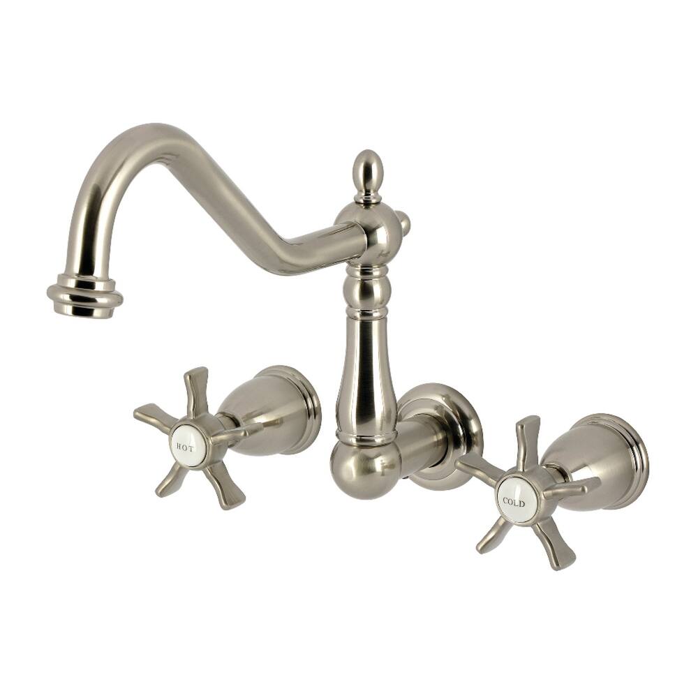 Kingston Brass Hamilton Two-Handle Wall Mount Roman Tub Faucet