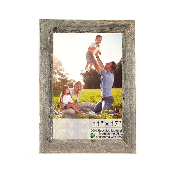 11X17 Natural Weathered Grey Picture Frame 11X17 Natural Weathered Grey Picture Frame