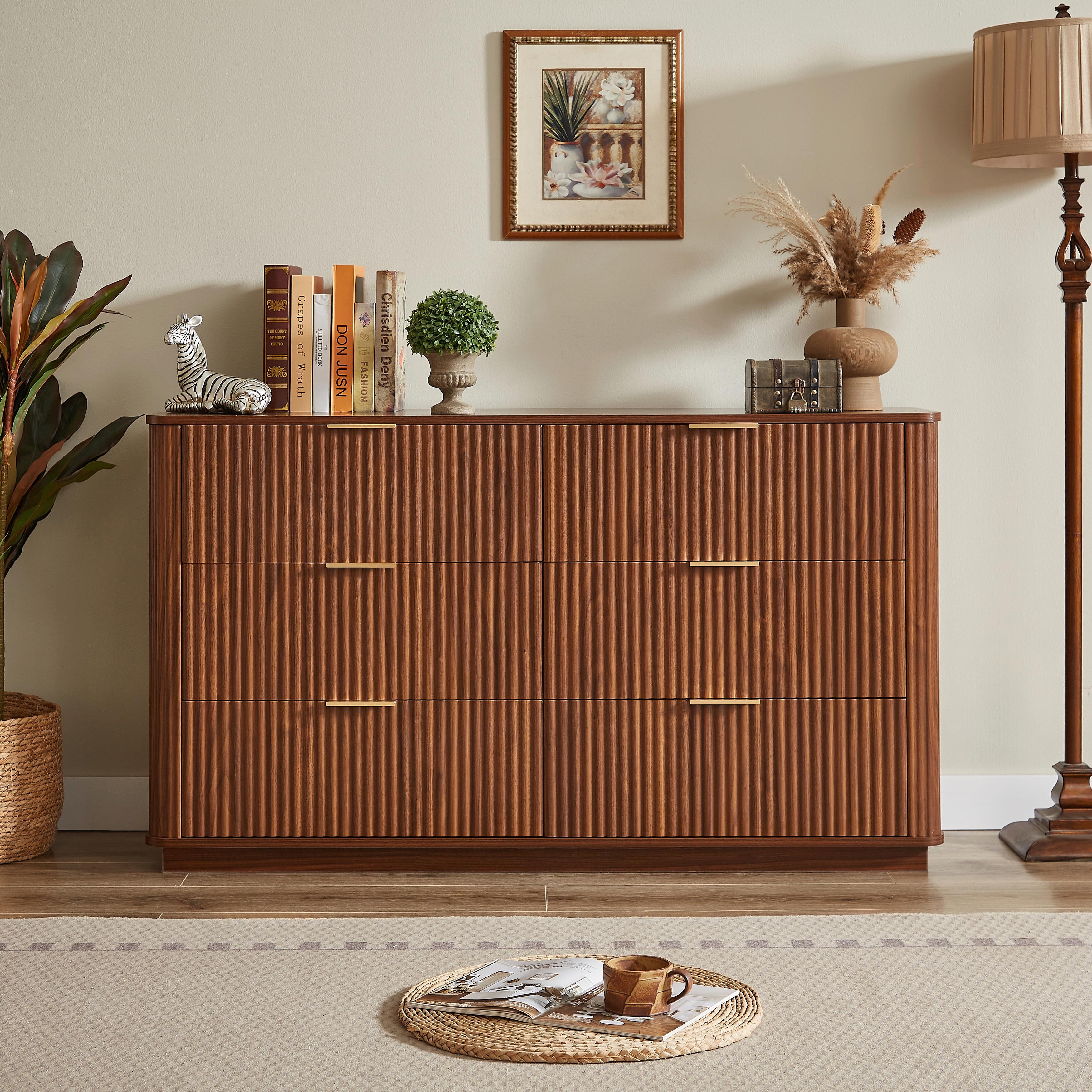 イデー　WAVE TALL CHEST Maple 9036035 - Gravity - 5-Drawer Chest | AFW.com