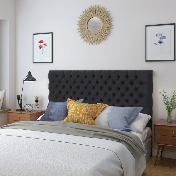 Jezebel Adjustable Full Queen Tufted Headboard By Christopher Knight Home On Sale Overstock 8614388 Thanks but no thanks, i can make it myself. jezebel adjustable full queen tufted