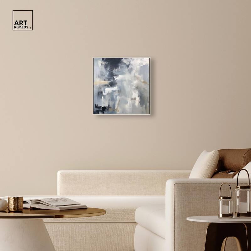 Contemplative Blues II Canvas by Art Remedy