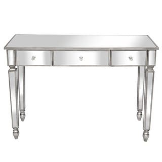 Calisto mirrored top console table