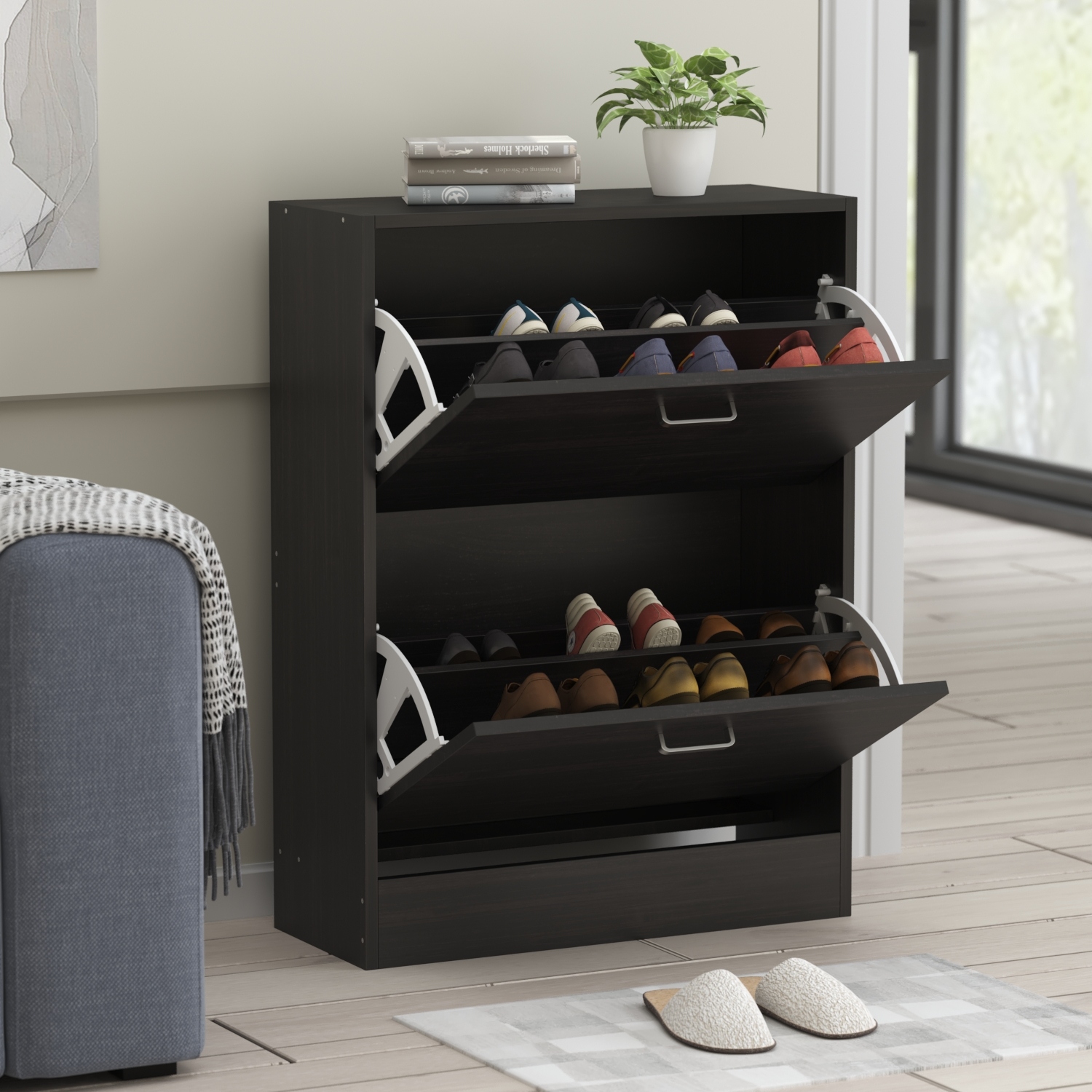 Trendy shoe sales rack