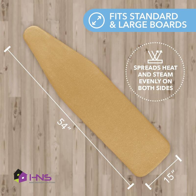 HOLDN’ STORAGE Ironing Board Cover and Pad - Iron Board Cover with Padding
