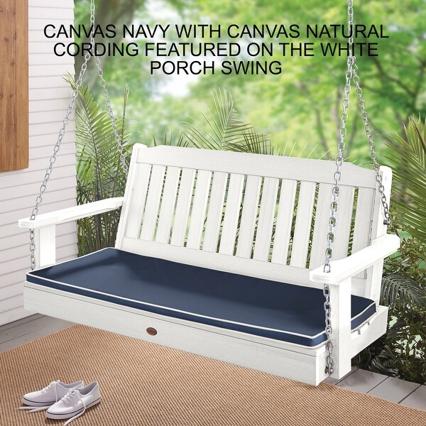 outdoor porch swing with cushions