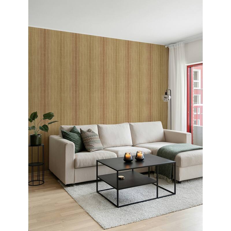 Seabrook Designs Aldeno Ombre Stripe Unpasted Wallpaper