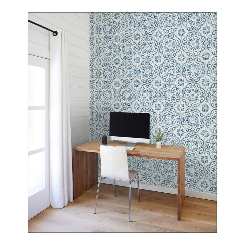 InHome Talavera Tile Peel & Stick Wallpaper - 198in x 20.8in x 0.025in