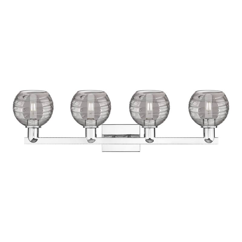 Innovations Lighting Downtown Urban - Athens Deco Swirl - 4 Light 36" Bath Vanity Light