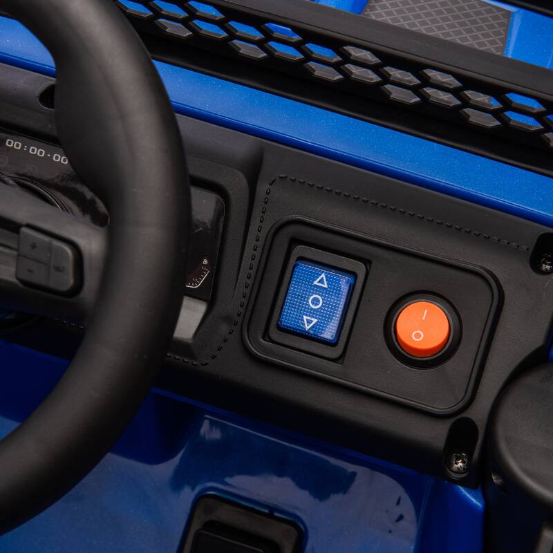 12V Ride-On Truck for Kids with Remote Control, Four-Wheel Suspension, Educational Content, and LED Lights 鈥