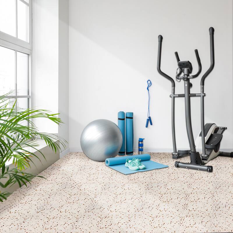 Sorbus 144 Sq. Ft. Wood Grain Floor Tiles Foam Mat EVA Interlocking Mats Tile 3/8-Inch Thick Flooring Wood Puzzle Exercise Mats