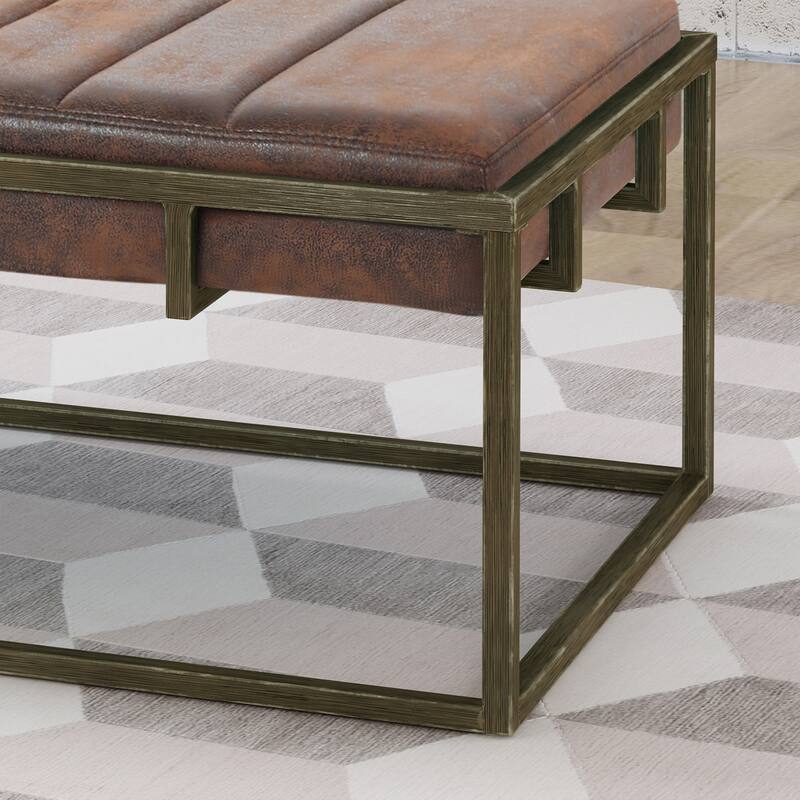 Modern Bench with Tufted Cushionon,Space-Saving Solution for Apartments