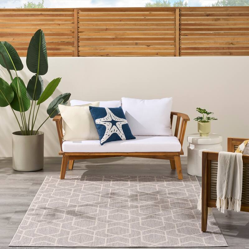 Nourison Horizon Indoor/Outdoor Geometric Area Rug