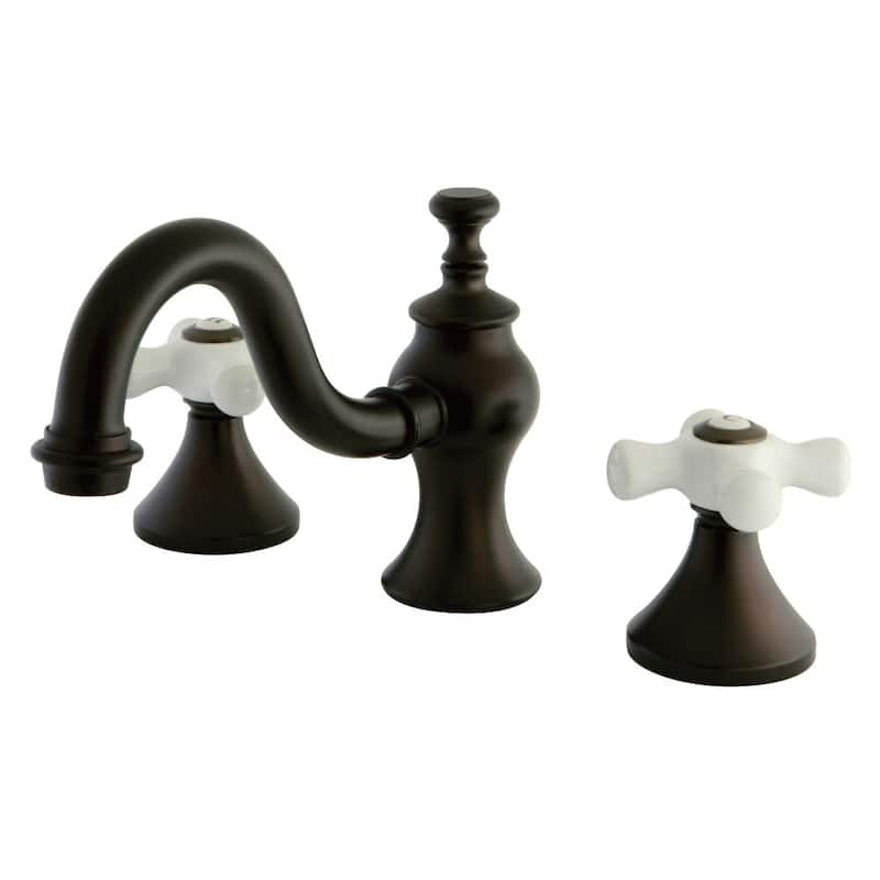 Kingston Brass 1.2 GPM Widespread Bathroom Faucet with Pop-Up Drain - Oil Rubbed Bronze
