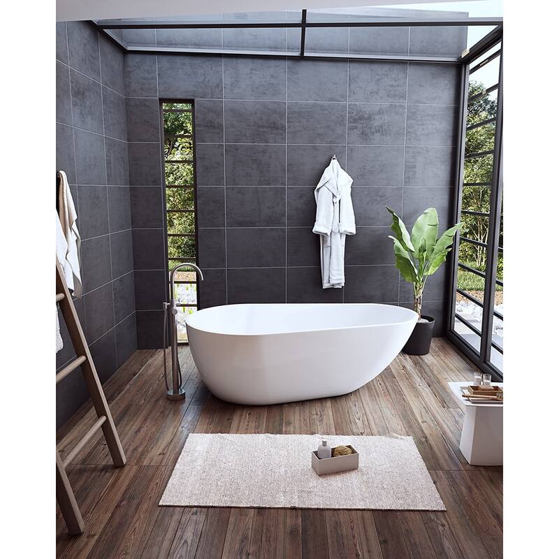 Ove Decors Floor Mounted Tub Filler � Includes Hand Shower