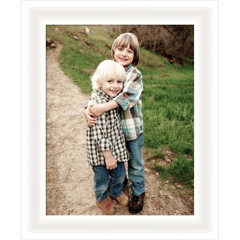 Oliver Narrow Framed Picture Frame, Photo Frame - 11x14 - Oliver White Narrow