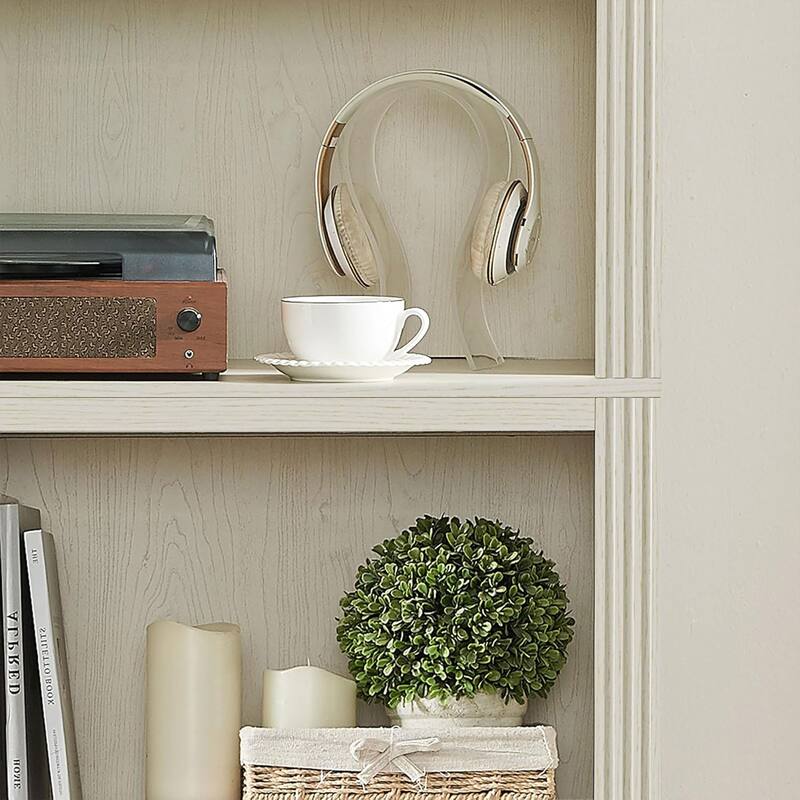 VAUXHILL & CO. Halston Standard Bookcase, Adjustable Shelving Unit, Cream - 73.2