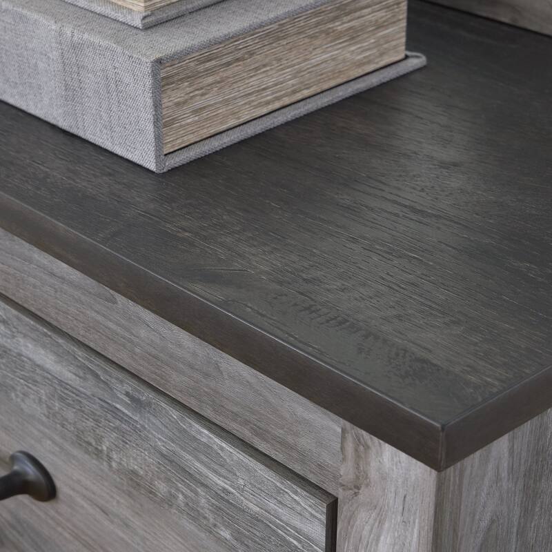 Signature Design by Ashley Bronyan Dark Gray Dresser and Mirror