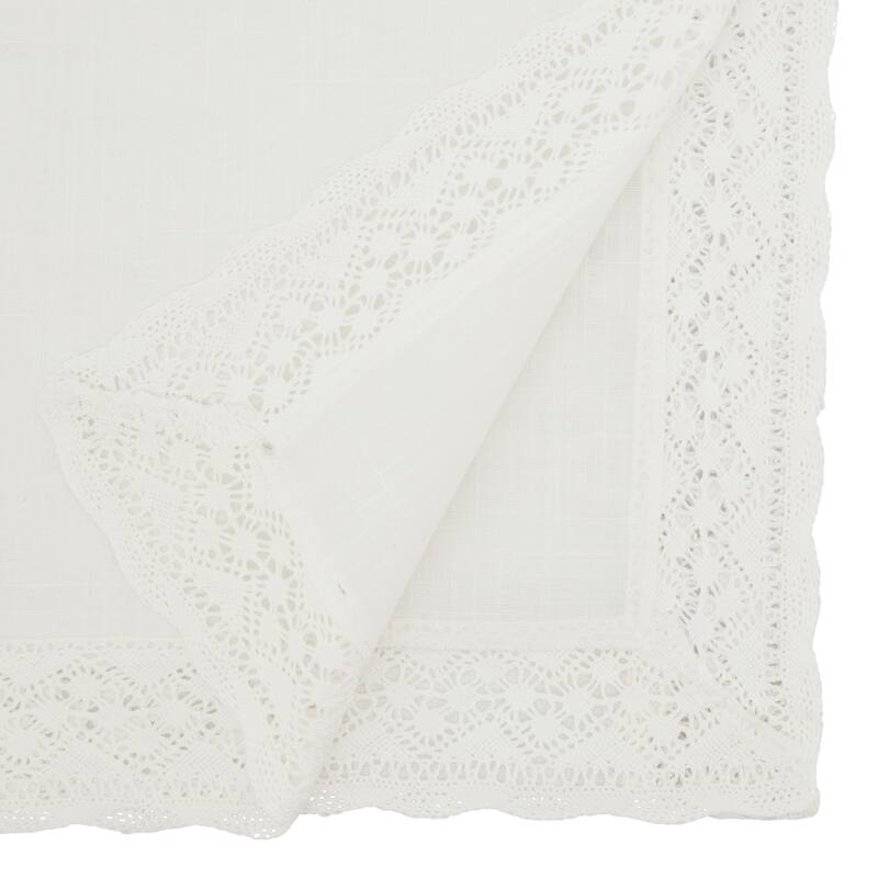 Lace Border Design Table Runner - 16"x72"