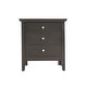 preview thumbnail 33 of 43, Glory Furniture Elowen 3-drawer Wood Nightstand